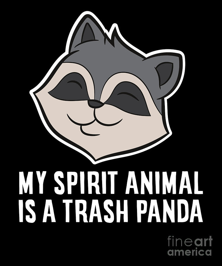 Trash Panda Fine Art Print Poster Home Decor Wall Art Digital 