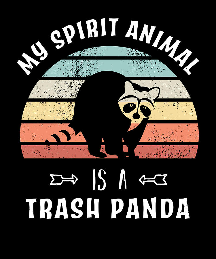 My Spirit Animal Trash Panda Racoon Digital Art by Philip Anders - Fine Art  America