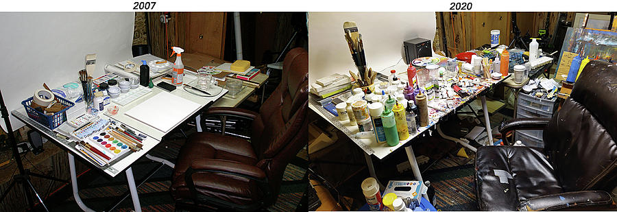 My Studio Then and Now Photograph by Rein Nomm