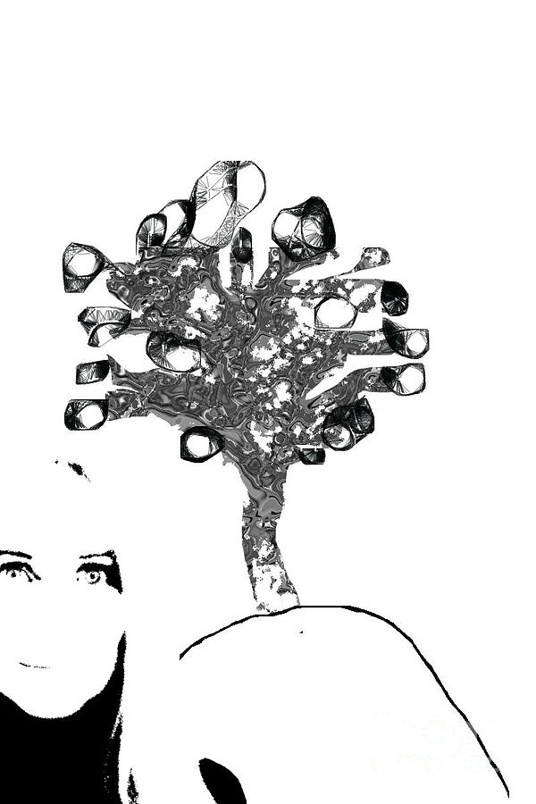My Tree - Series A  Digital Art by Alexandra Vusir