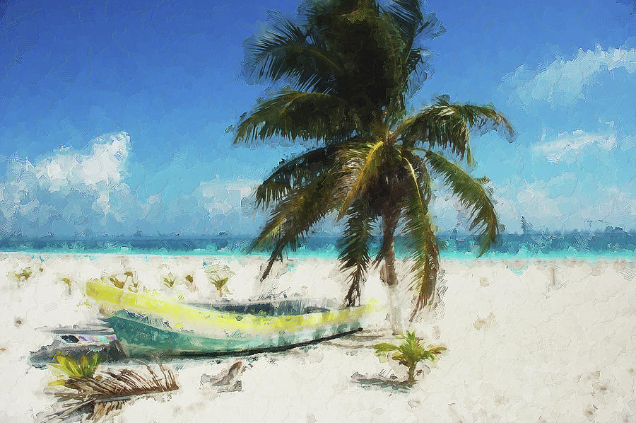 My tropical Heaven - 08 Painting by AM FineArtPrints