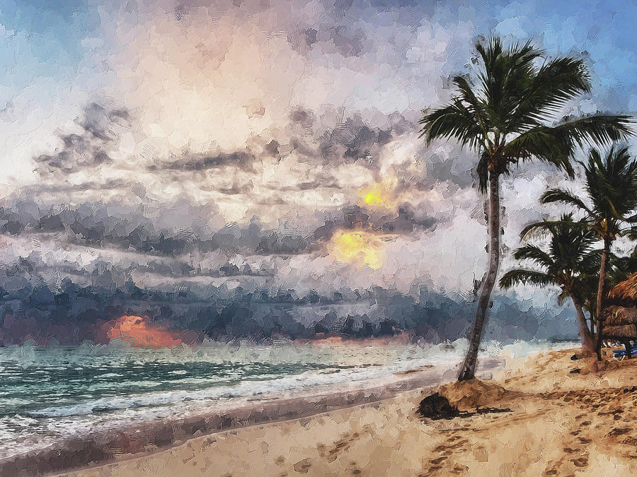 My tropical Heaven - 09 Painting by AM FineArtPrints