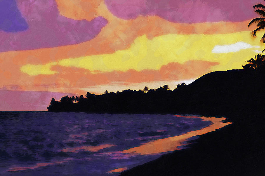 My tropical Heaven - 10 Painting by AM FineArtPrints