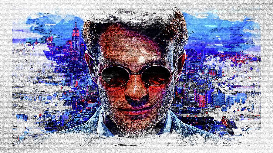 My Tv Show Daredevil Matt Murdock Charlie Cox painting artwork Drawing ...