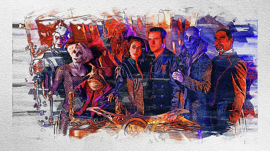 My Tv Show Farscape Wayne Pygram Scorpius Gigi Edgley Chiana Claudia Black Aeryn Sun Ben Browder 