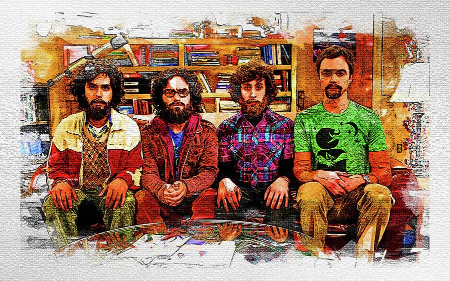 My Tv Show The Big Bang Theory Kunal Nayyar Raj Koothrappali Johnny Galecki Leonard Hofstadter 1221