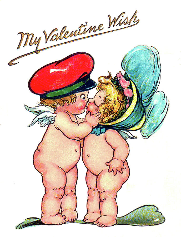 Vintage Digital Art - My Valentine Wish by Long Shot