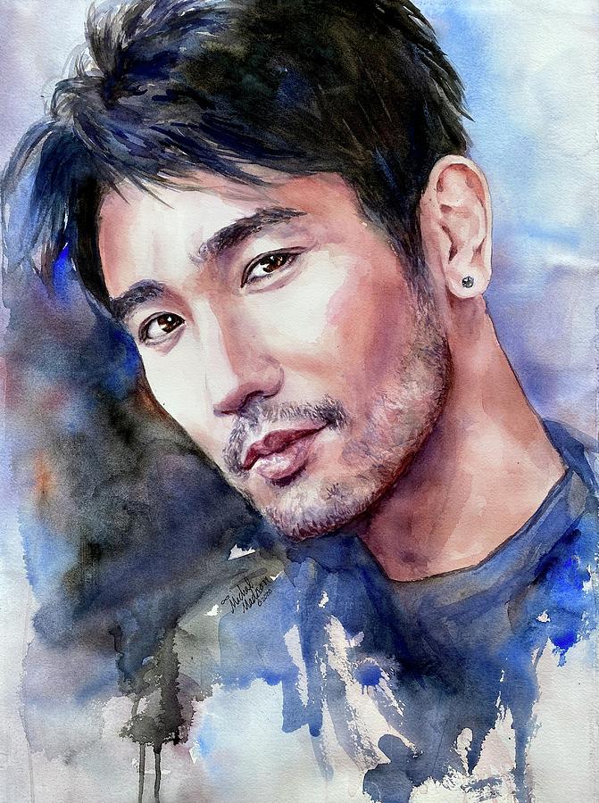 My Wish for You Godfrey Gao  Painting by Michal Madison