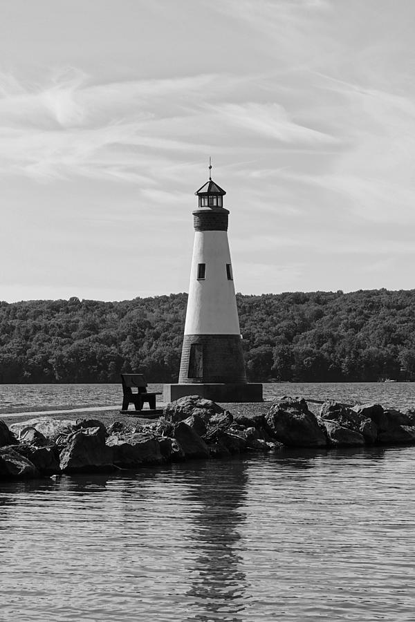 Myers Point BW Photograph by Patricia Caron