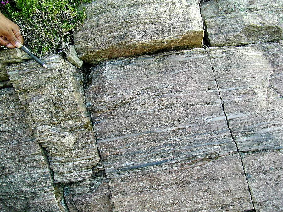 Mylonite - Moine Thrust - Scotland Photograph by Steven Ralser