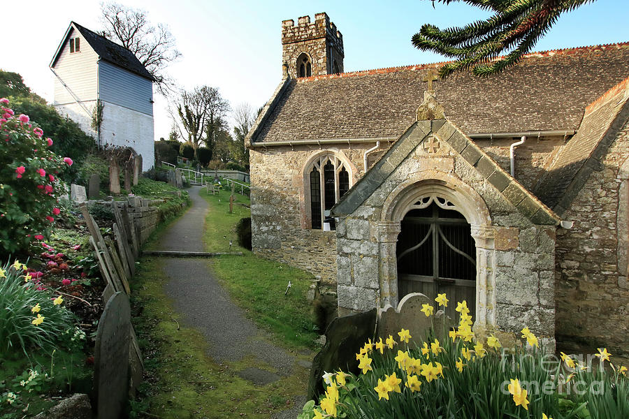 Mylor Church Spring Flowers Photograph by Terri Waters