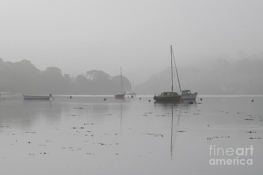 Mylor In The Mist Photograph