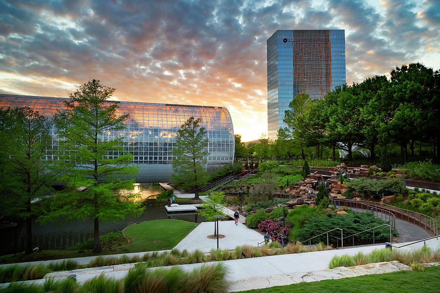 Myriad Gardens OKC 10 Photograph By Ricky Barnard - Fine Art America