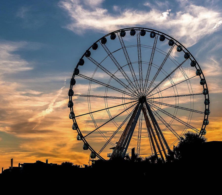 Myrtle Beach Big Wheel Photograph by Jeri Kenney - Pixels