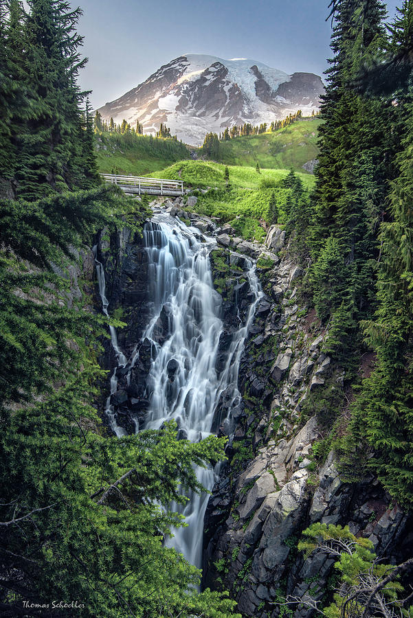 Myrtle Falls Photograph by TS Photo - Fine Art America