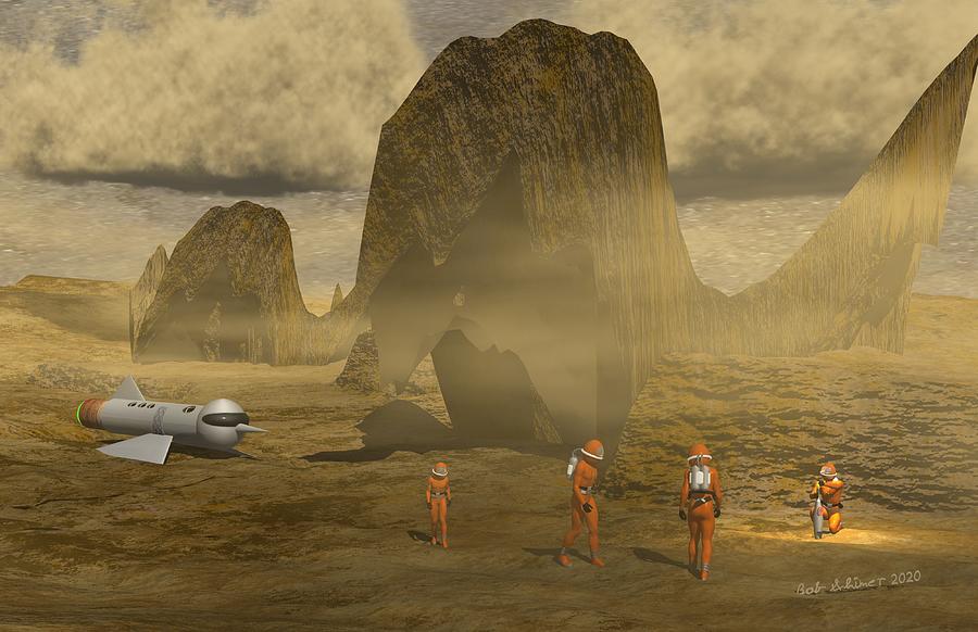 Mysterious Planet Digital Art by Bob Shimer