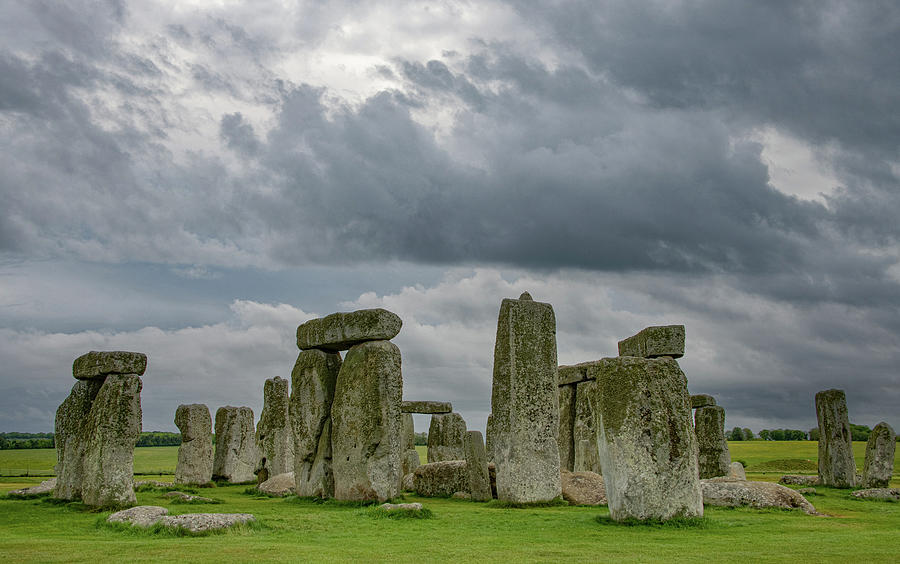 Mysterious Stonehenge Photograph by Marcy Wielfaert