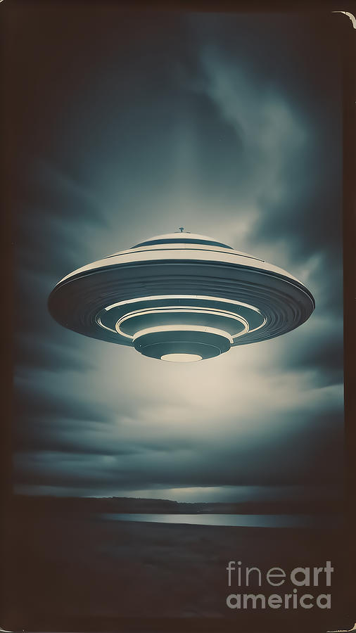 Mysterious UFO Digital Art by Timothy OLeary