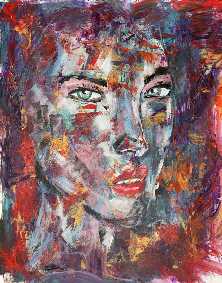 Mysterious Woman Painting by Mark Ross