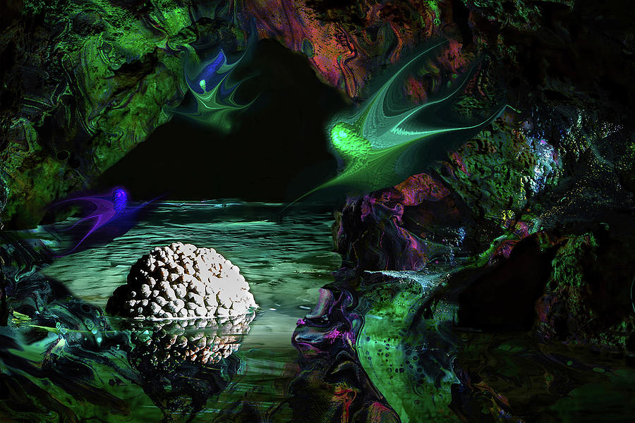 Mystery Cave 1 Digital Art by Lisa Yount