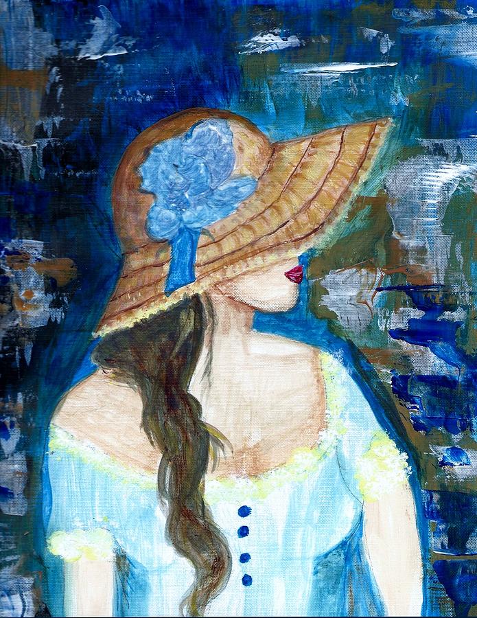 Mystery Lady2 Painting by Deborah Ann Baker