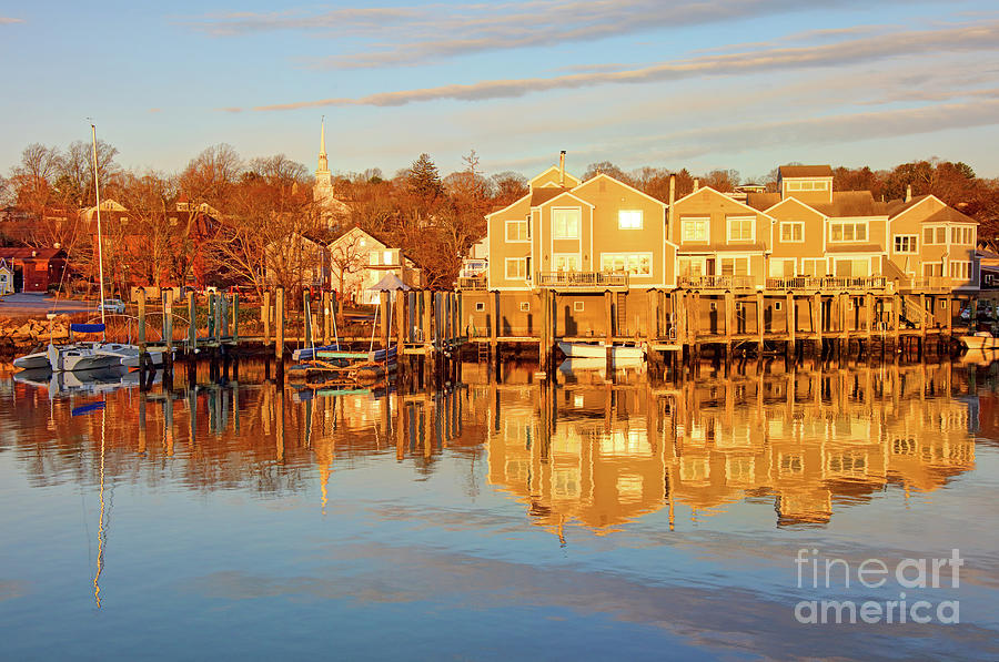 Mystic, Connecticut Waterfront Photograph by Denis Tangney Jr - Fine ...