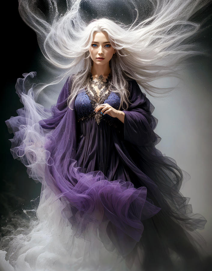 Mystic lady Digital Art by Grant Glendinning