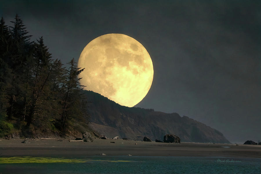 Mystic Moon Rising Photograph by Mick Anderson