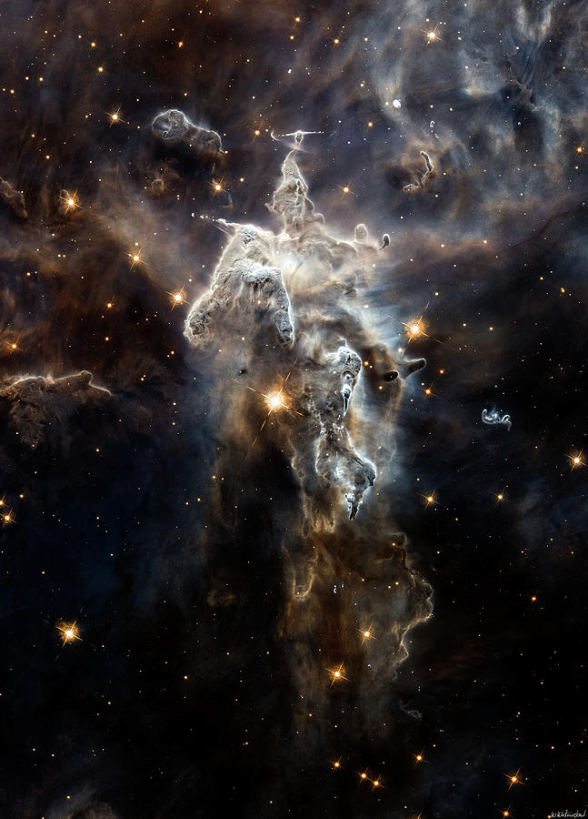 Mystic Pillar Carina Nebula Enhanced 01 Photograph by Weston Westmoreland