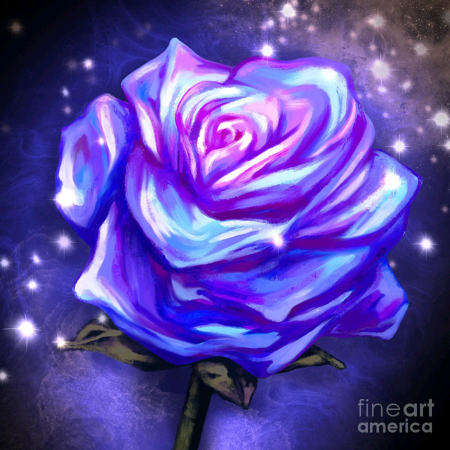 Mystic Rose Painting by David Lemming - Fine Art America