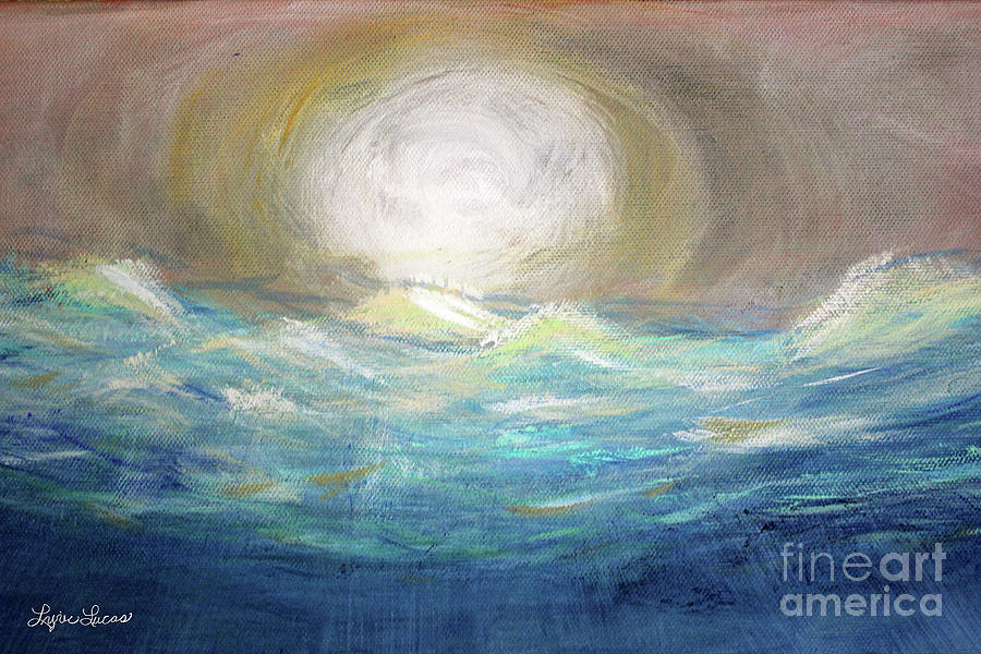 Mystic Sea Painting by Lyric Lucas