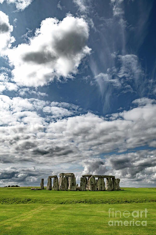 Mystic Stone Formation Of Stonehenge Near Salisbury In The United Kingdom Photograph by Andreas Berthold