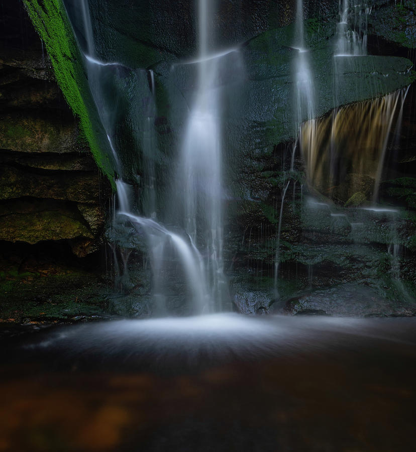 Mystic Waterfall Photograph by Larry Marshall