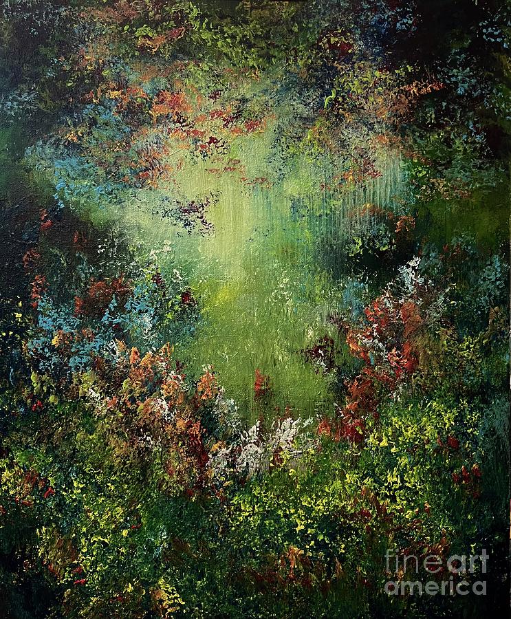 Mystic woods Painting by Joe Bracco