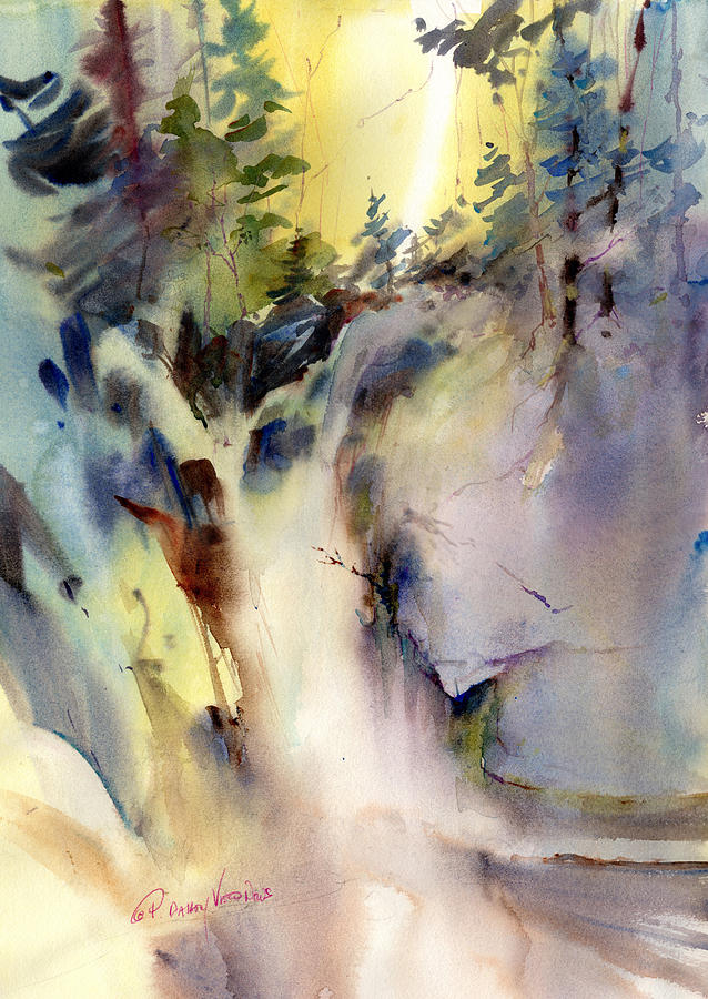 Mystical Falls Painting