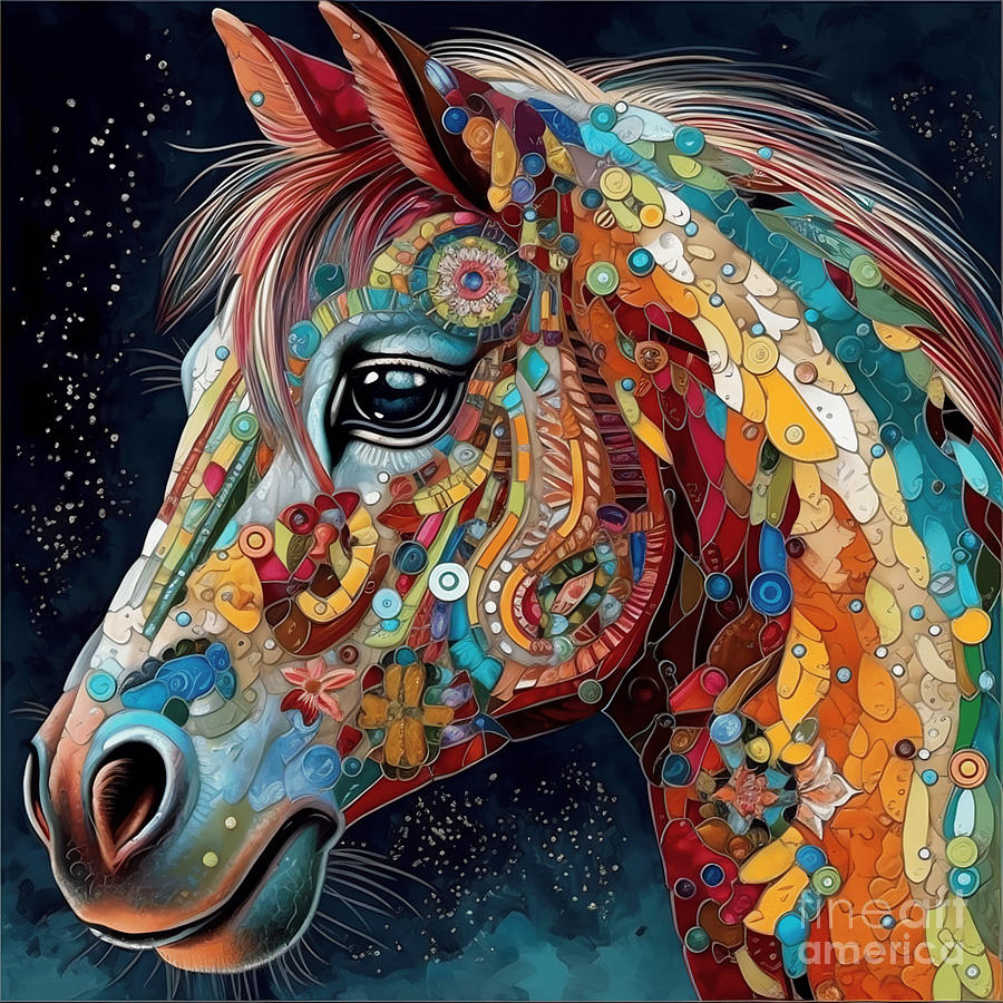 Mystical Horses Unleashed Discover the Magic of Mystivia's Digital Art ...