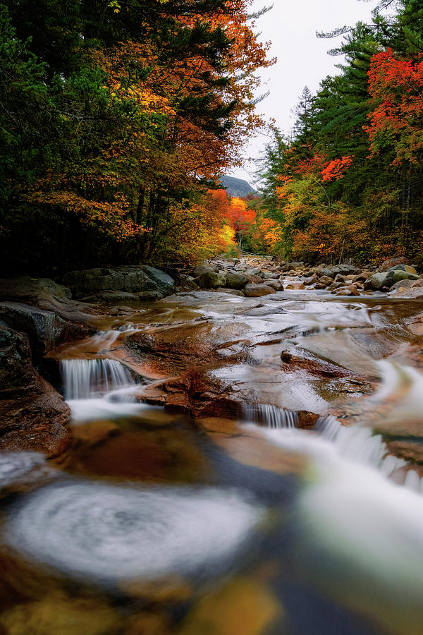 Mystical River, Early Fall - White Mountains, New Hampshire Photograph by Vincent James Mystical River, Early Fall - White Mountains, New Hampshire Photograph by Vincent James