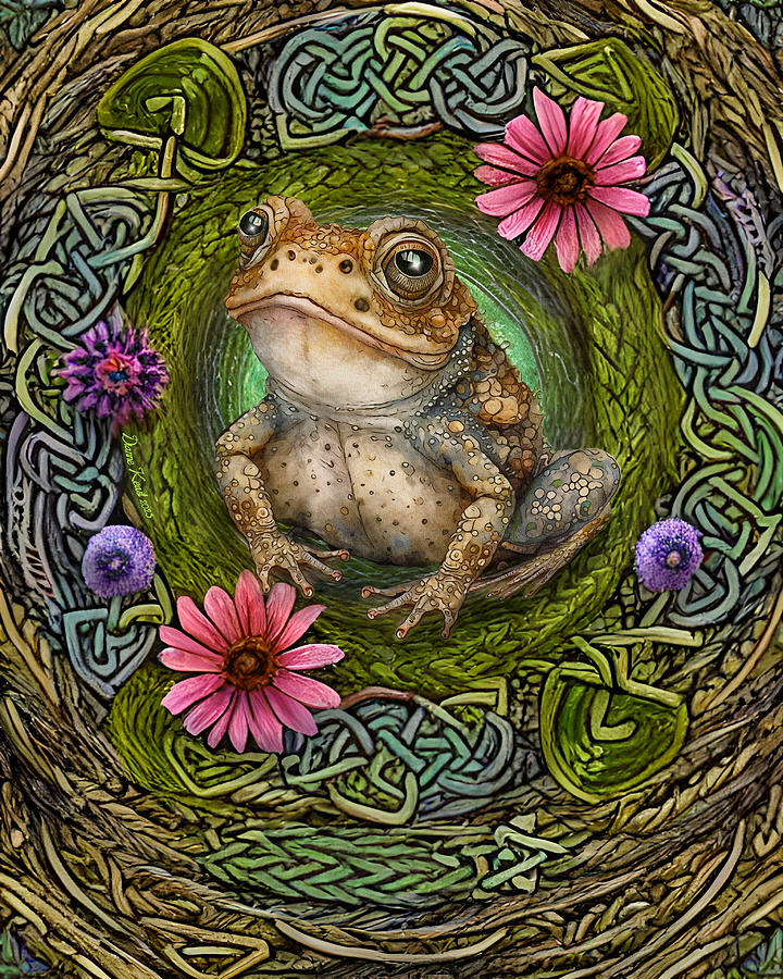 Mystical Spirit Toad Digital Art By Dianne Keast Fine Art America