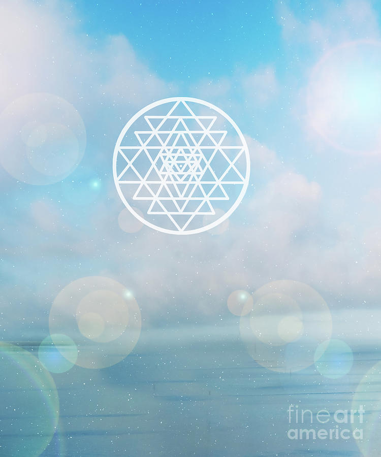 Mystical Sri Yantra for the attainment of wealth  success and th Digital Art by Timothy OLeary