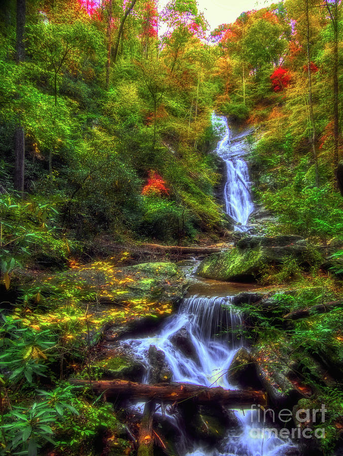 Mystical Waterfall Photograph by Amy Dundon