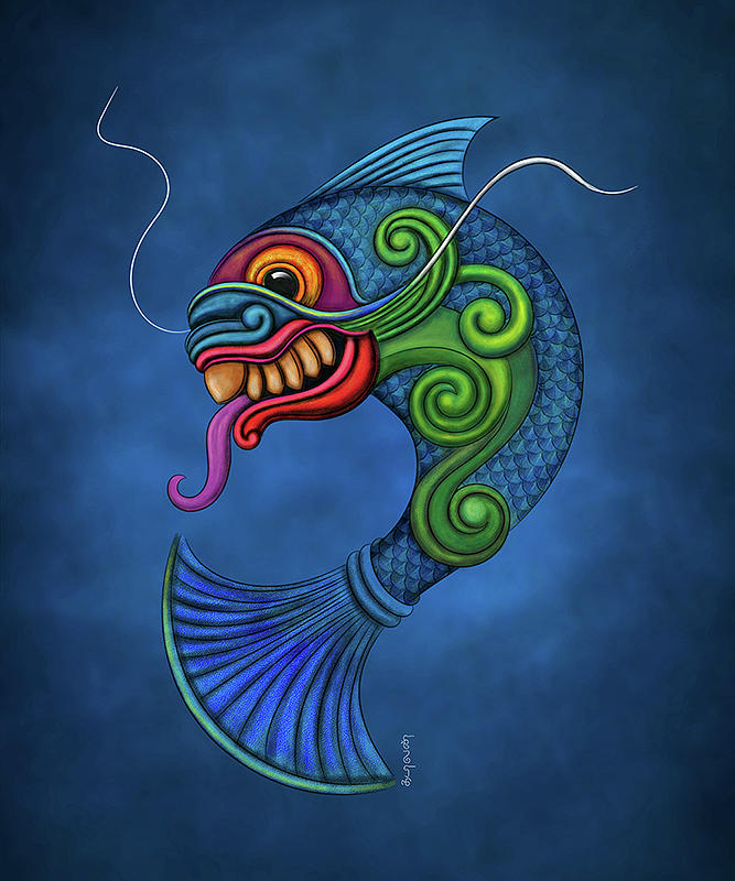 Mythical Fish by Tn Kabilan