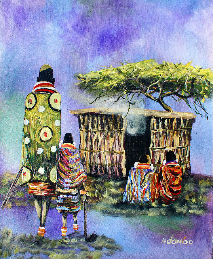 N-219 Painting by John Ndambo