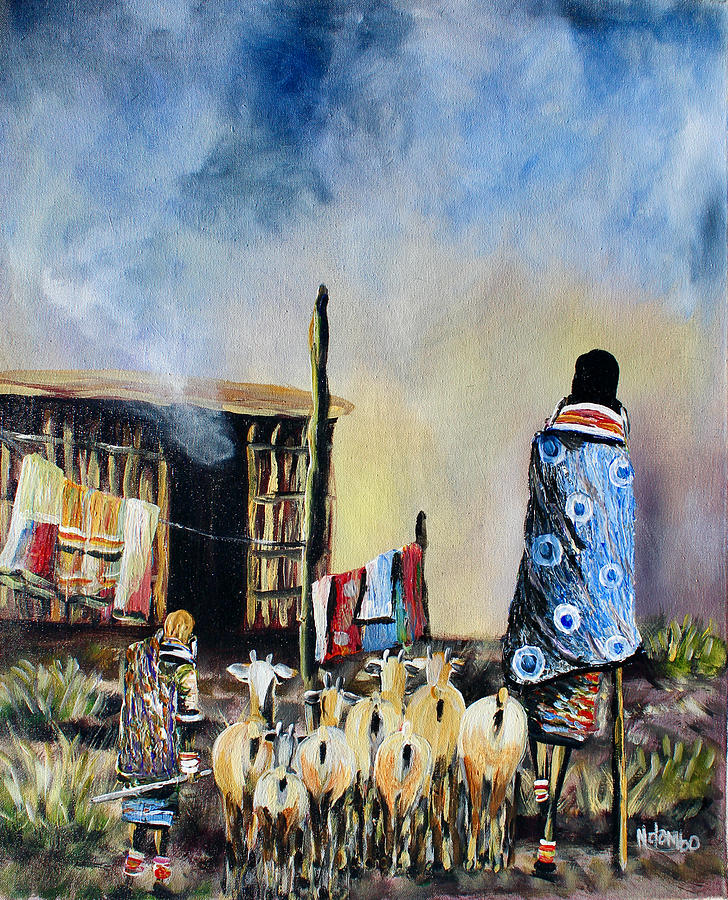 N-228 Painting by John Ndambo