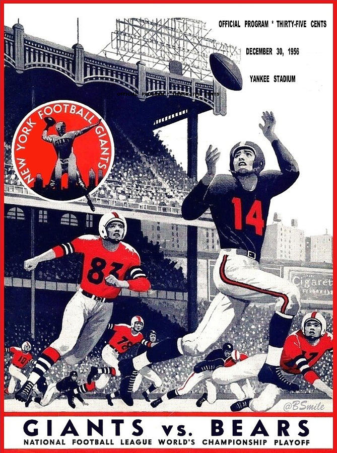 Program Cover from 1956 NFL Championship