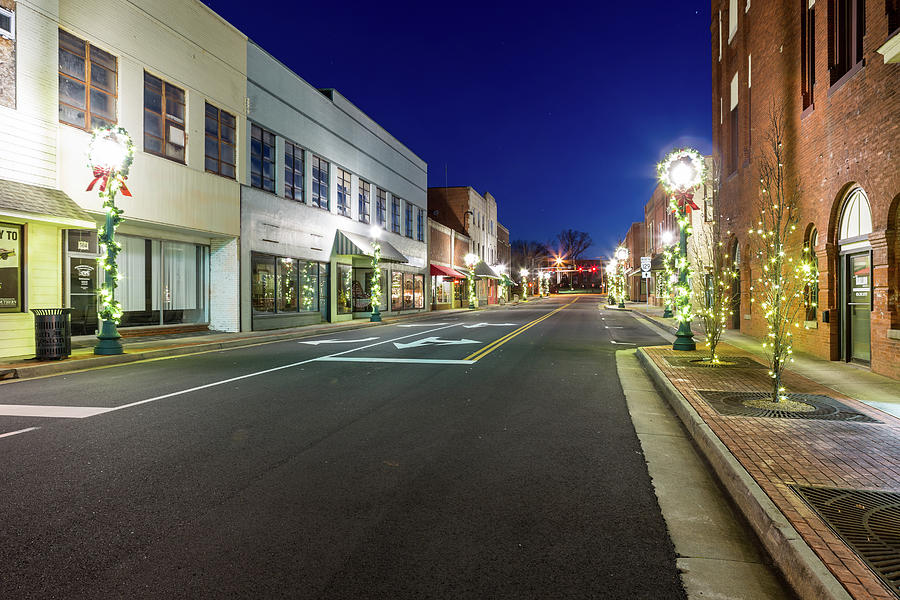 N Main Street South Boston Virginia Photograph by Tim Wilson - Fine Art ...