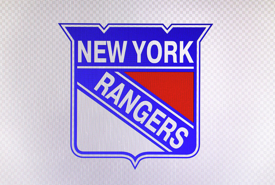N Y Rangers Logo - Traditional Photograph by Allen Beatty