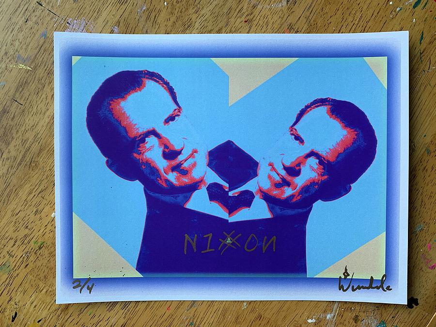 N1x0N Twins 2 of 4 Limited Edition Mixed Media by Wunderle