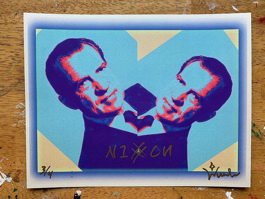 N1x0N Twins 3 of 4 Limited Edition Mixed Media by Wunderle