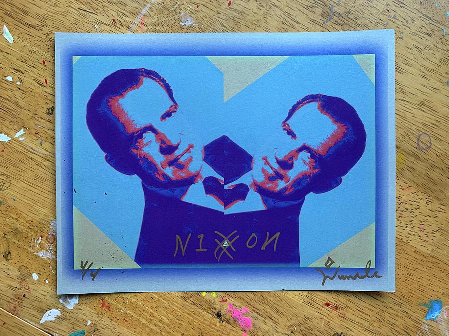 N1x0N Twins 4 of 4 Limited Edition Mixed Media by Wunderle