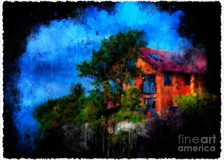 N98 Canada Houses Mansion Fairfield Victoria Cities Digital Art by ...